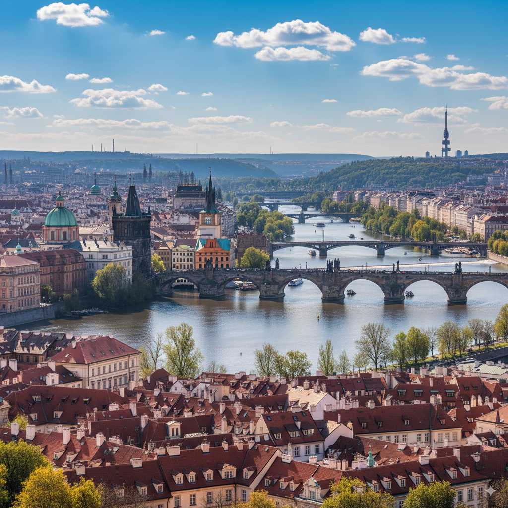 Prague skyline